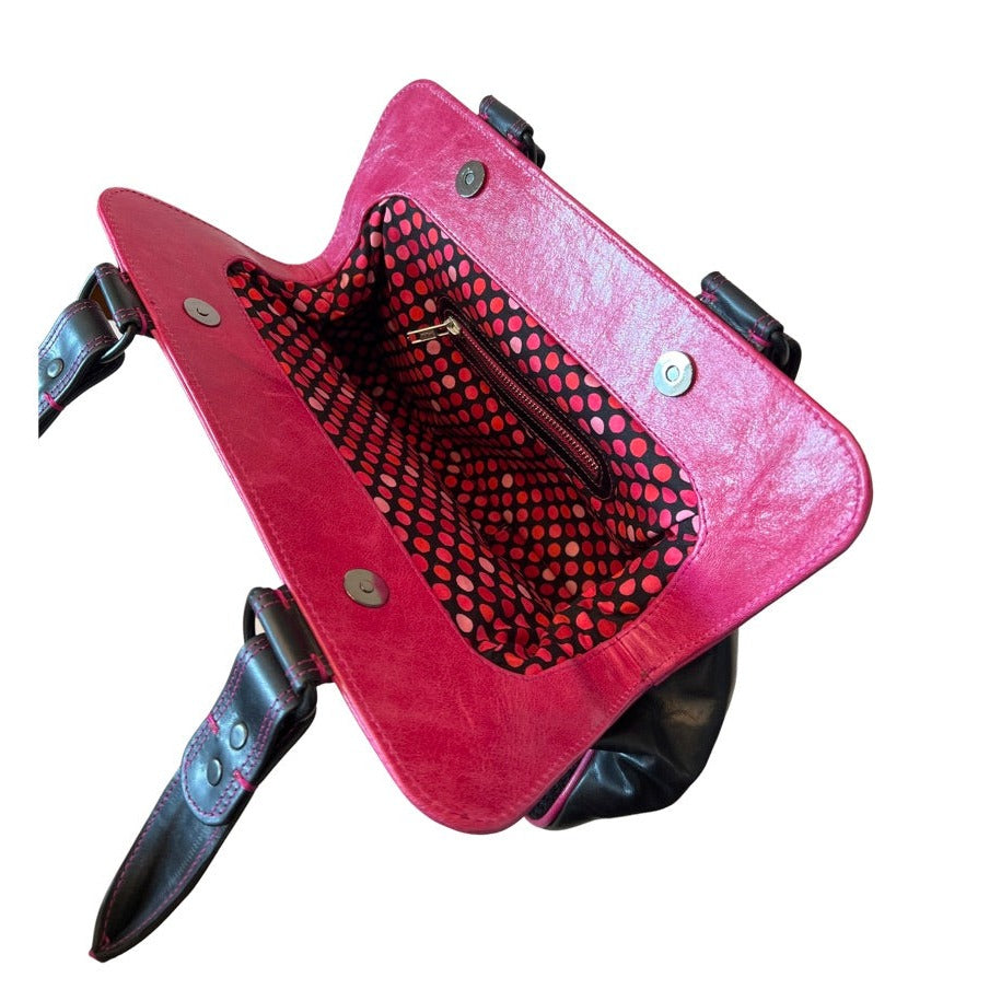 Needlepoint Lillies Frame-Style Bag