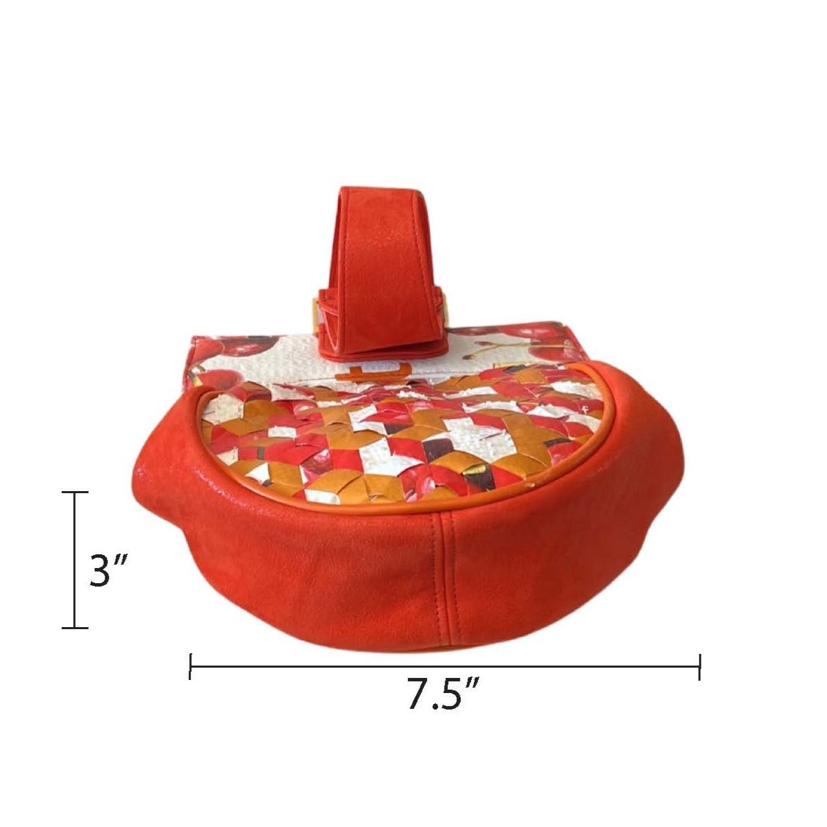 Fresh Direct Upcycle Frame-style Bag (Tumbling Dice Weave)